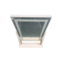 lustro LED widok z góry na stojaku