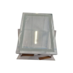 mirror LED top view on stand