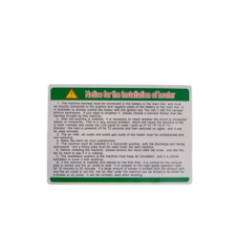 kraftstofftank mit blauer kappe