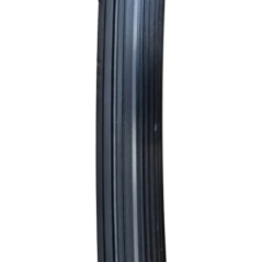 nahaufnahme des aluminiumgehäuses der led lichtleiste