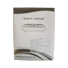 Vibration Massage Platform with Remote and Display LED