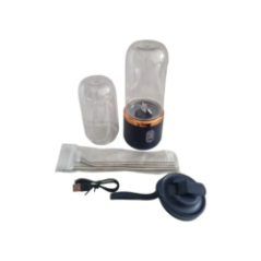 Portable Electric Juice Blender with Cup and Accessories