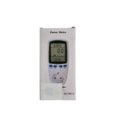 electricity consumption meter front view
