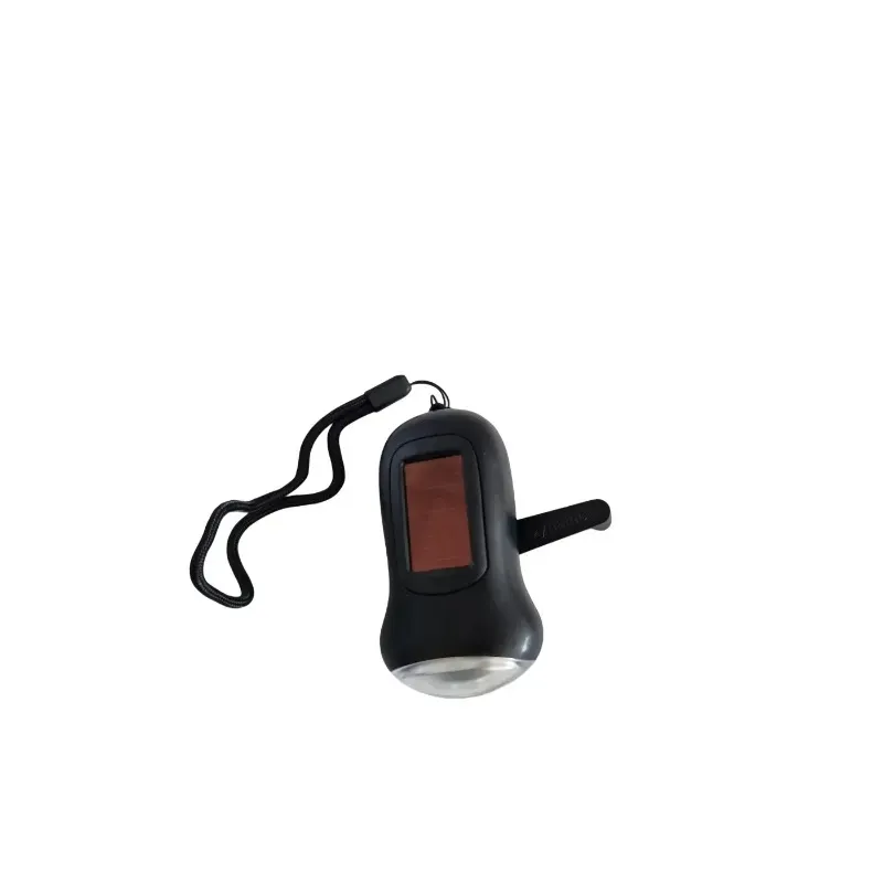 packaging of the solar and dynamo flashlight with product illustration