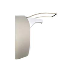 lever soap dispenser side view with handle