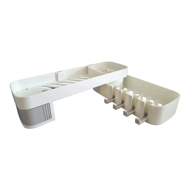 Badezimmerorganizer mit Platz für Zahnbürsten und Becher