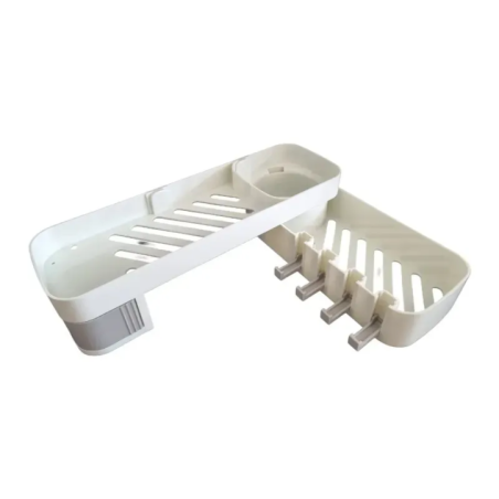 Органайзер для ванної з місцем для зубних щіток і чашки