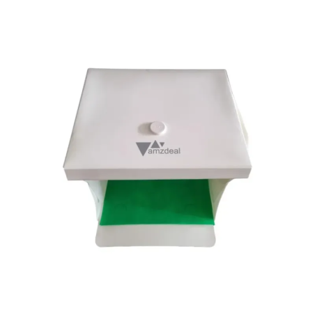 Foldable Photography Studio with LED Lighting and Green Background