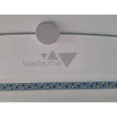 składane studio fotograficzne widok z góry z panelem LED