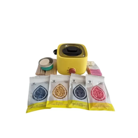 Hard Wax Hair Removal Kit with Heater and Waxes