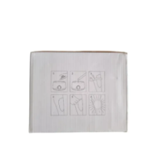 Kartonverpackung des Wachserhitzers Draufsicht