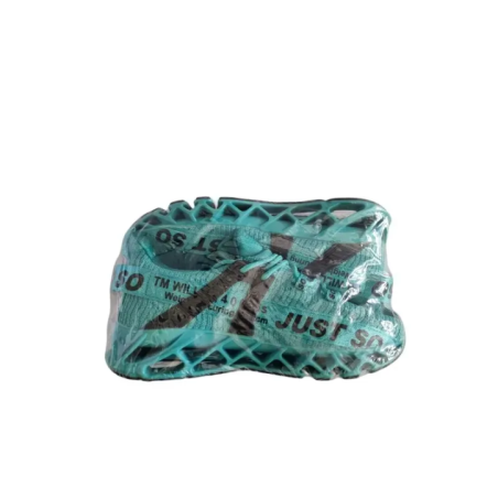 buty sportowe damskie turkusowe widok z boku