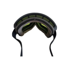 gogle narciarskie widok z przodu na biały tle