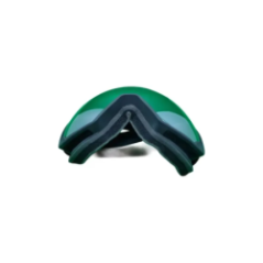 skibrille grüne gläser seitenansicht