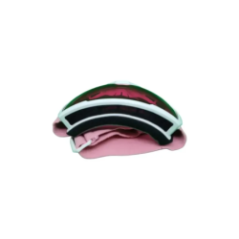 ski goggles pink lens front view