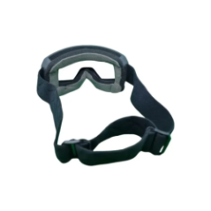 ski goggles green lenses bottom view