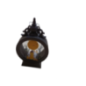 Halloween Decorative Lantern with Pumpkin and Bat Design