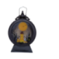 Halloween Decorative Lantern with Pumpkin and Bat Design
