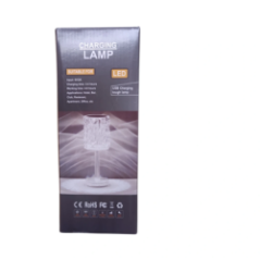 Front of the packaging showing the lamp and function icons