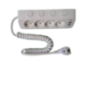 Onlywin Power Strip 4 Sockets + 4 USB Ports ZN-0G4A-K