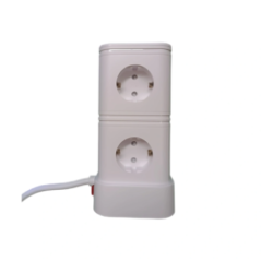 Front view of Onlywin power strip with two rows of 4 sockets