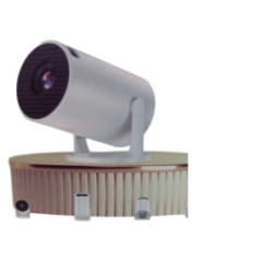 Side view of mini projector LED on the base