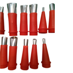 various shapes of metal tips