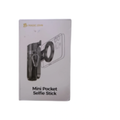 Opakowanie Magic John Mini Pocket Selfie Stick z ilustracją produktu
