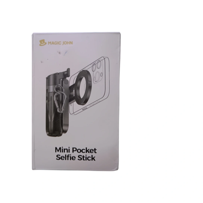 Magic John Mini Pocket Selfie Stick mit LED Lichtern und Stativ