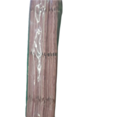 Side view of the set of wall panels 3D in foil packaging