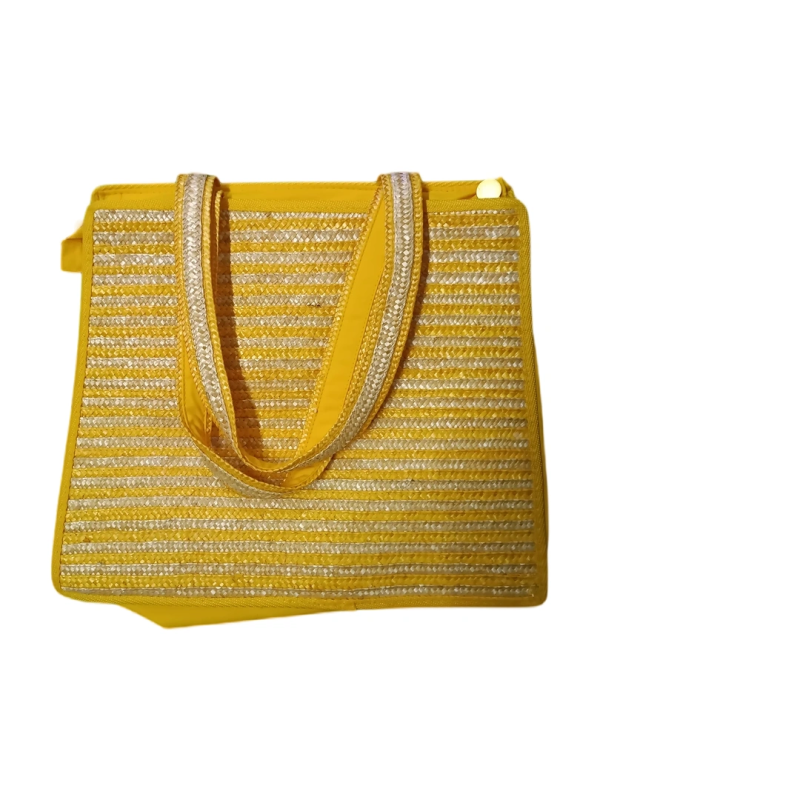 Shoulder Bag with Woven Pattern