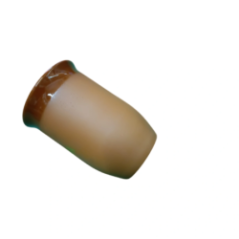 Ceramic mug lying on its side