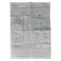 Installation manual for hanging lamp LED