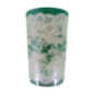 Glass with White Lace Pattern Glass with White Lace Pattern
