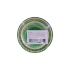 bottom of the glass with sticker and barcode