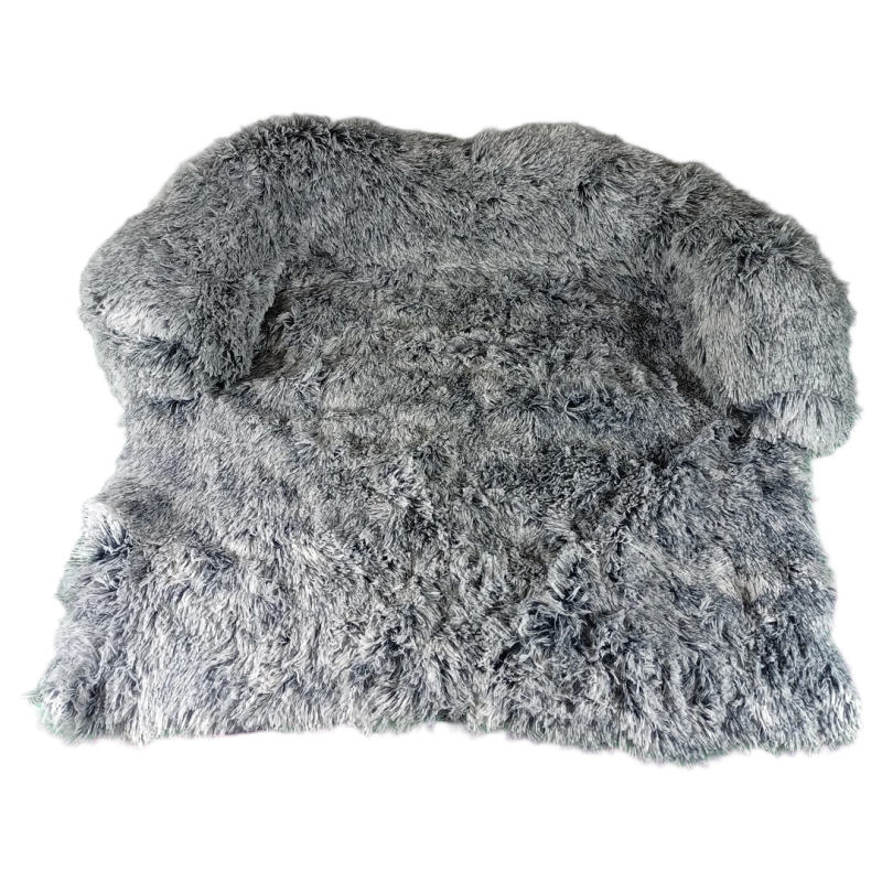 Dog Bed with Soft Fur and Raised Sides