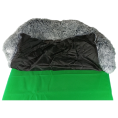 Dog Bed with Soft Fur and Raised Sides