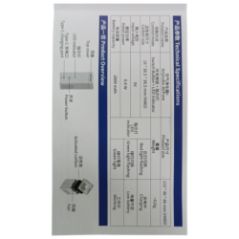 Технічна етикетка на корпусі очищувача повітря Anycubic AirPure