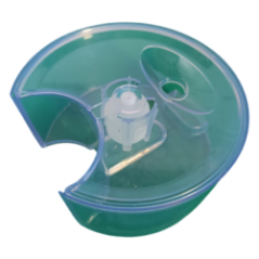 Entfeuchter mit entferntem transparenten Wassertank