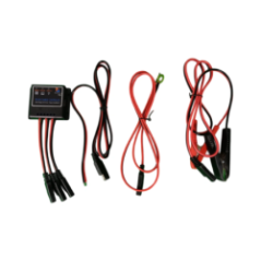 Technisches Etikett des Solarpanels mit Parametern