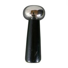 Metal Ice Crusher with Black Handle for Drinks