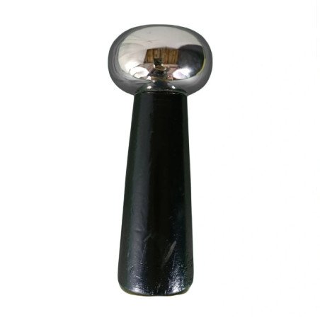 Metal Ice Crusher with Black Handle for Drinks