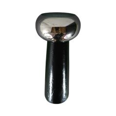 Metal Ice Crusher with Black Handle