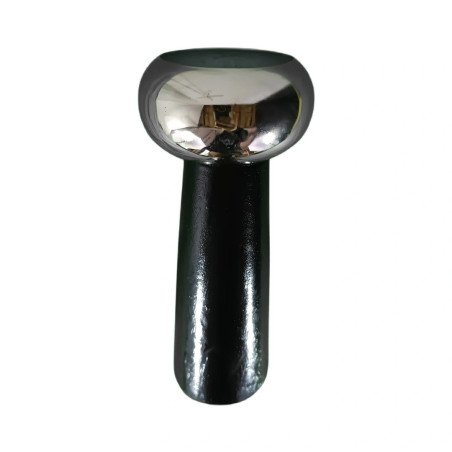 Metal Ice Crusher with Black Handle