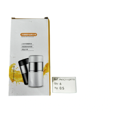Packaging of the stainless steel manual citrus juicer