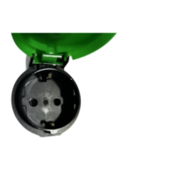 Interior of the socket with protective cover