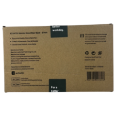 Rückseite der Verpackung mit Informationen über den Hersteller und das Modell ATMS046