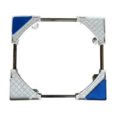 widok podstawy pod pralkę z góry z widocznymi narożnikami i ramionami