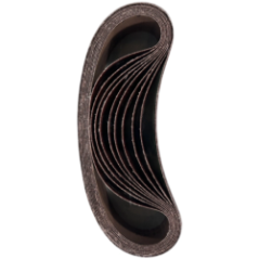 rolled sanding belts