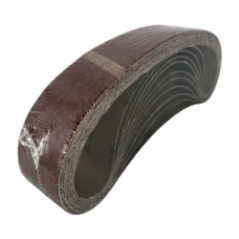 close-up of sanding surface